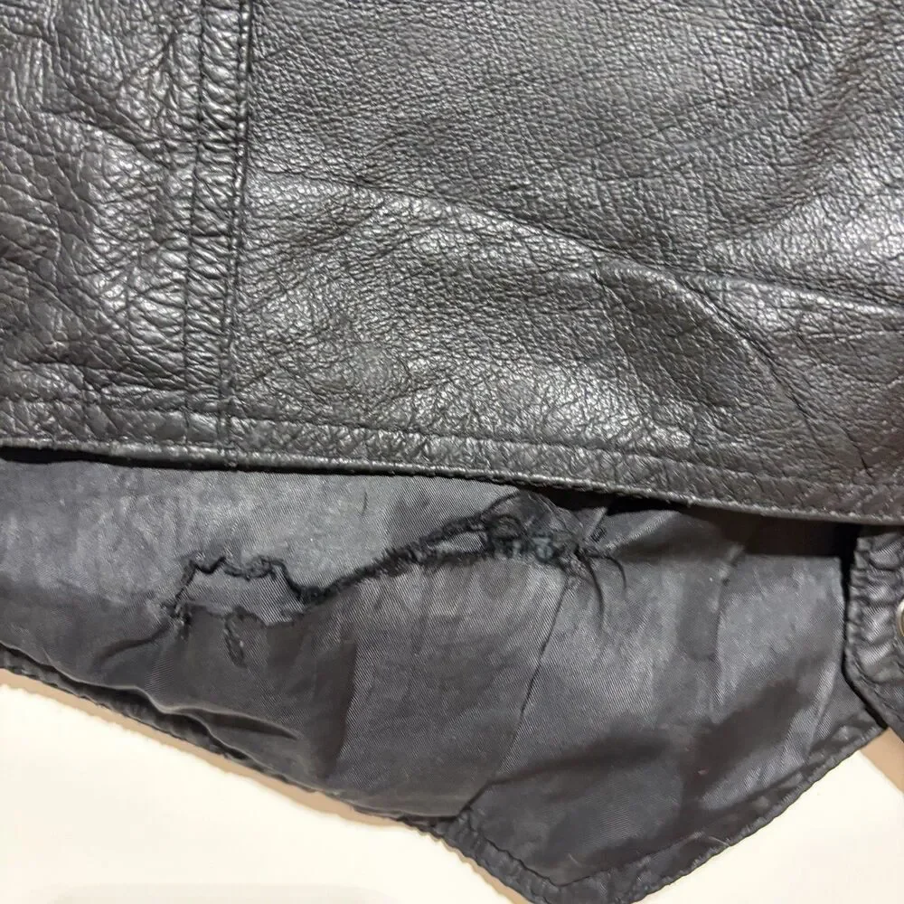 Genuine leather United States Air Force Vest Size XL